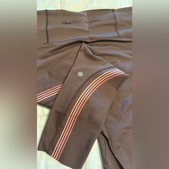 Lululemon leggings, size 10. 7/8 length. Barely worn. - Picture 3 of 4
